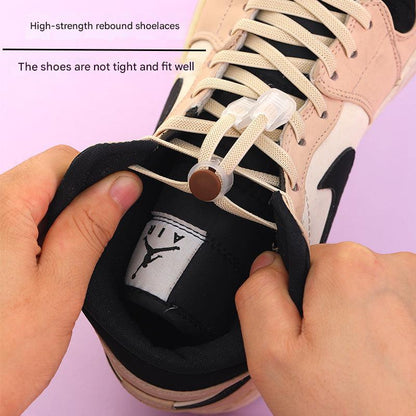 Adjustable elastic lace clips for sneakers