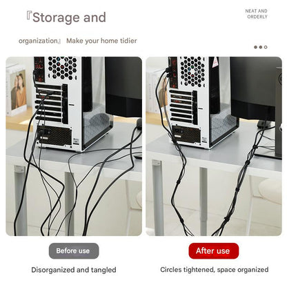 Home office with tidy cable management - image 9