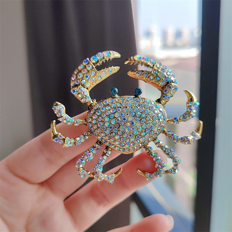 Stylish Alloy Crab Brooch 6