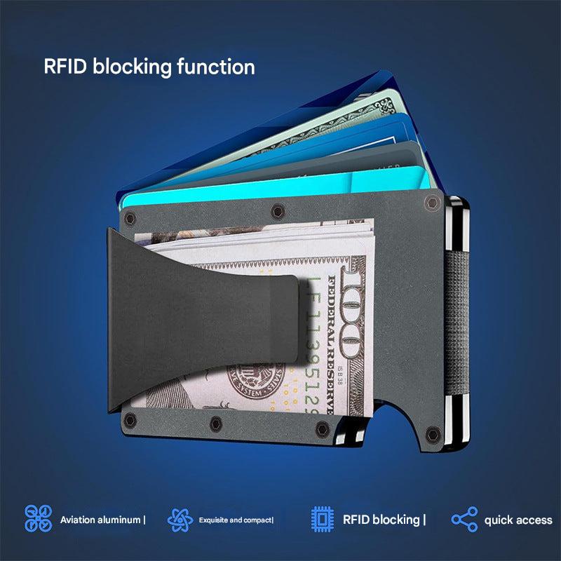 Secure aluminum wallet image 3