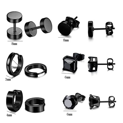 Cross design stainless steel earring - image 2