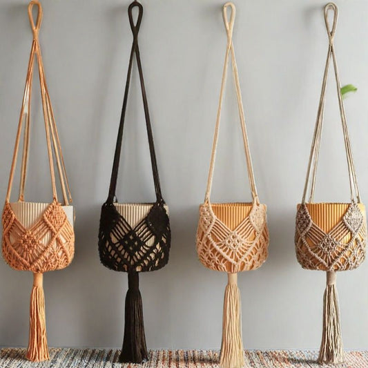 Decorative net plant basket image 2