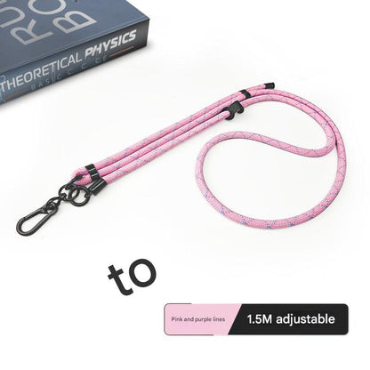 Universal phone lanyard in black