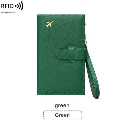 durable passport holder in black image 3