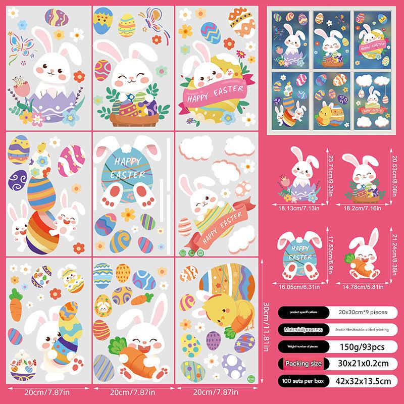 Easter Bunny window sticker design 3