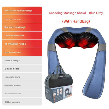 Electric Neck Massager with Heat Feature