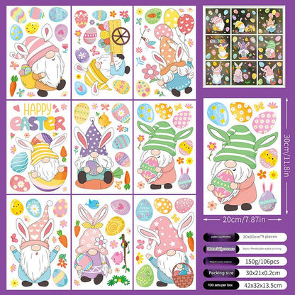 Easter Bunny window sticker design 5