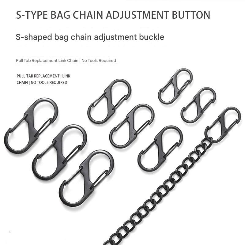 Quick-release mechanism keychain clip