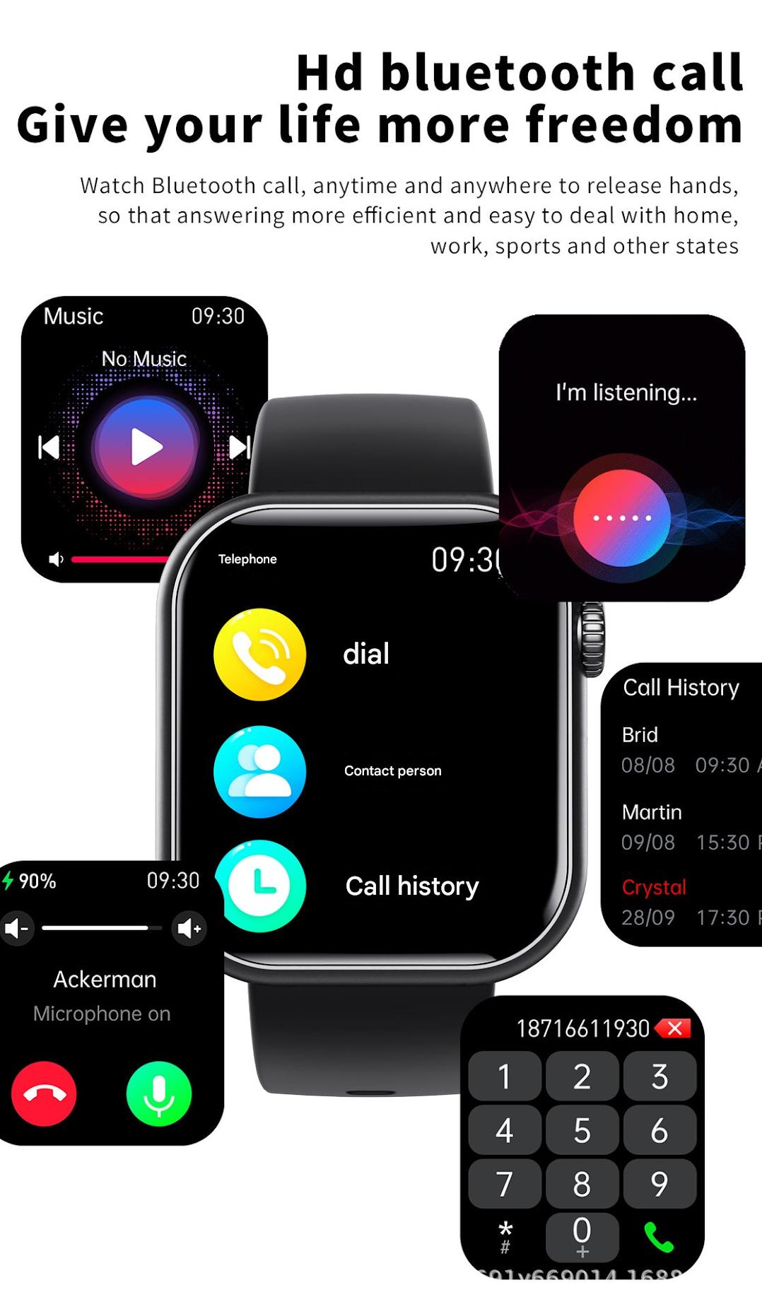 F57 Smartwatch for fitness tracking