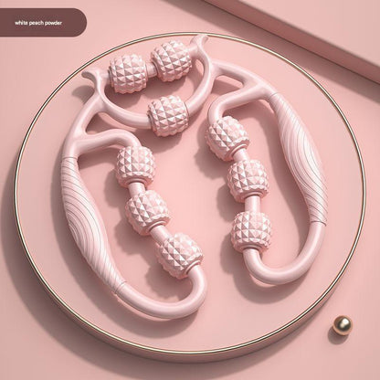Leg massager in peach pink color