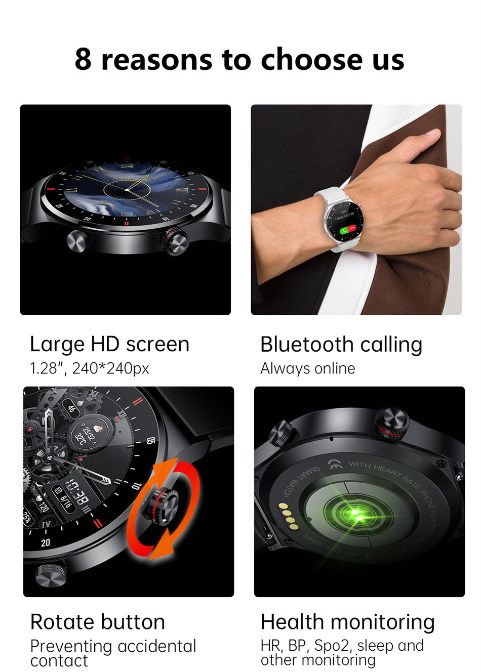 Smartwatch with remote camera