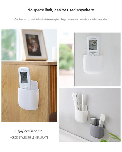 Durable PP remote control organizer hanging on the wall