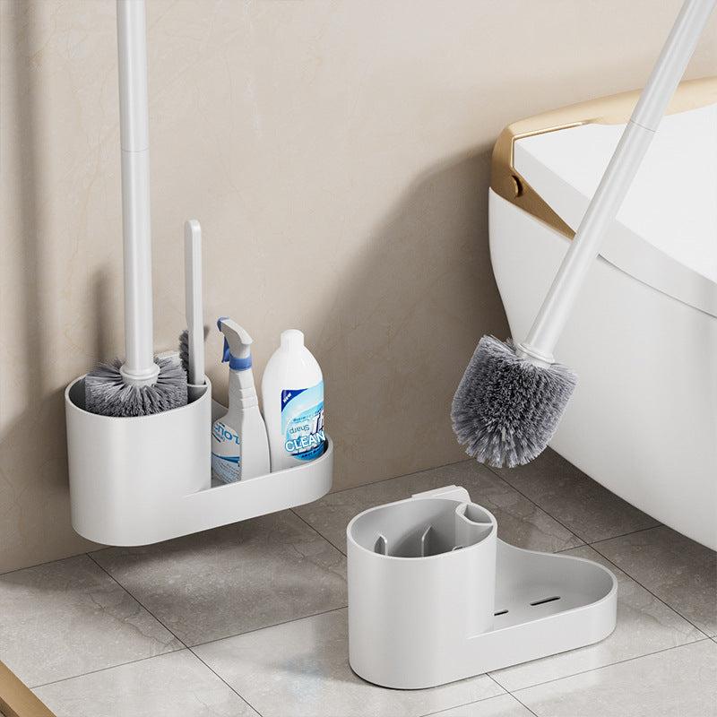 long handle toilet brush set image 2