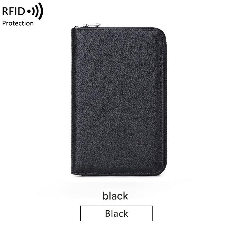 Premium RFID Leather Passport Holder Image 9