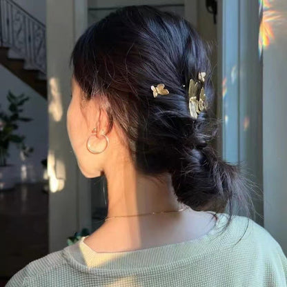 Close-up of Butterfly Hair Clip Design