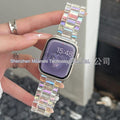 42/44/45/49mm resin strap - glacier transparent colorful (Pack of 1)