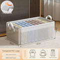 Large Transparent PVC with Steel Frame and Base Panel (Pack of 2)