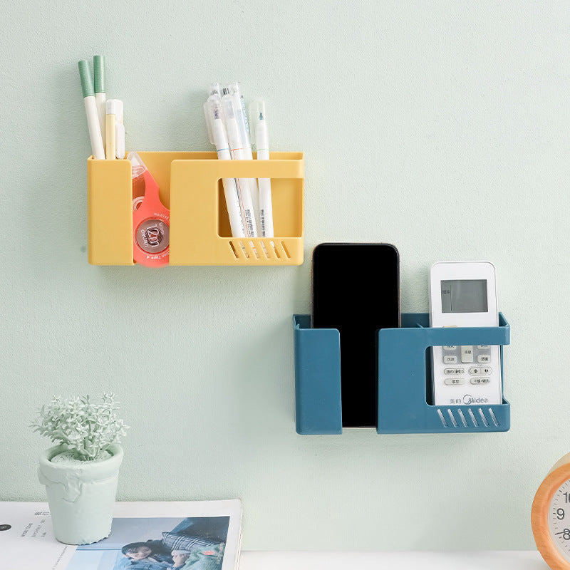 Home organizer for phone chargers and remotes
