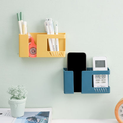 Home organizer for phone chargers and remotes