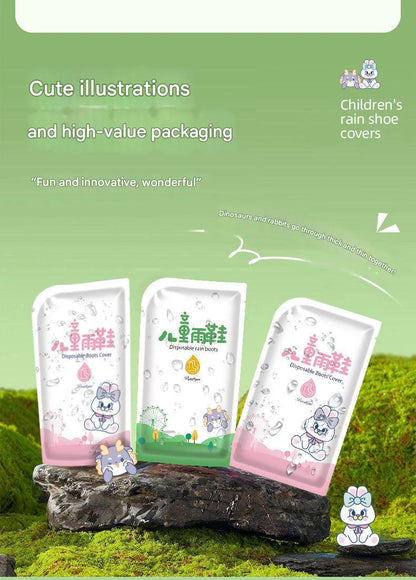 Children's waterproof overshoe long length