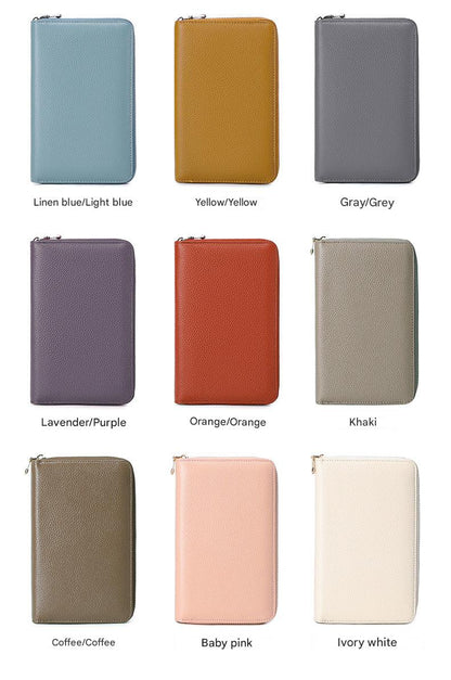 Premium RFID Leather Passport Holder Image 4