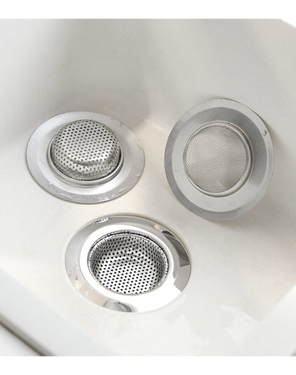 Stainless steel sink strainer with modern design