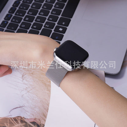 Premium Metal Milanese Loop Band for Apple Watch Series 1-9 & SE - Stylish, Adjustable & Breathable | Multiple Colors Available