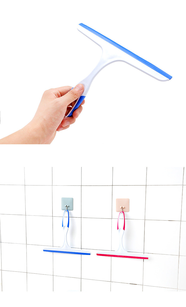 blue glass squeegee tool