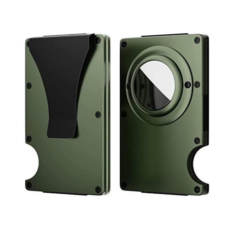 Compact design of Aluminum Wallet in use - Image 5