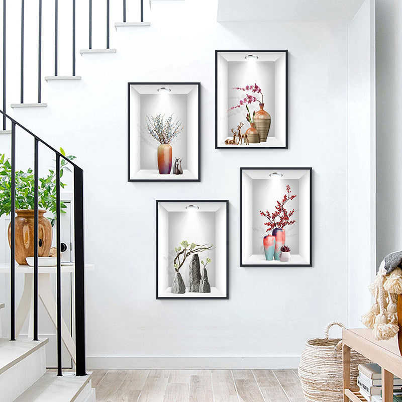 Stylish plant graphic wall art