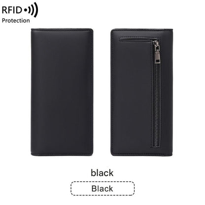 RFID blocking wallet in green color