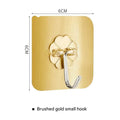 Brushed Gold Small Hooks