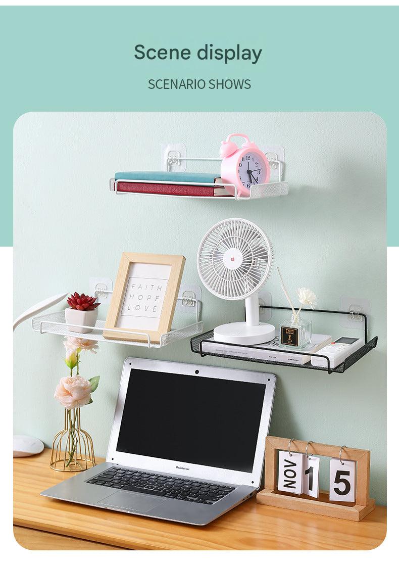No-drill wall shelf for TV box