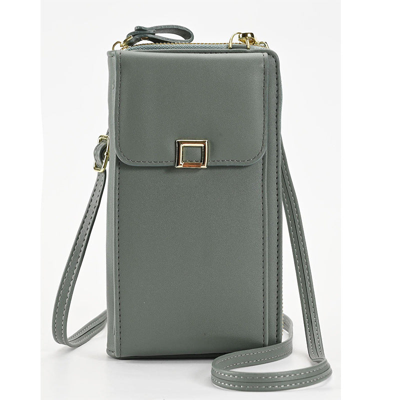 Stylish women's crossbody bag in PU leather
