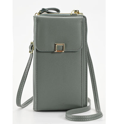 Stylish women's crossbody bag in PU leather