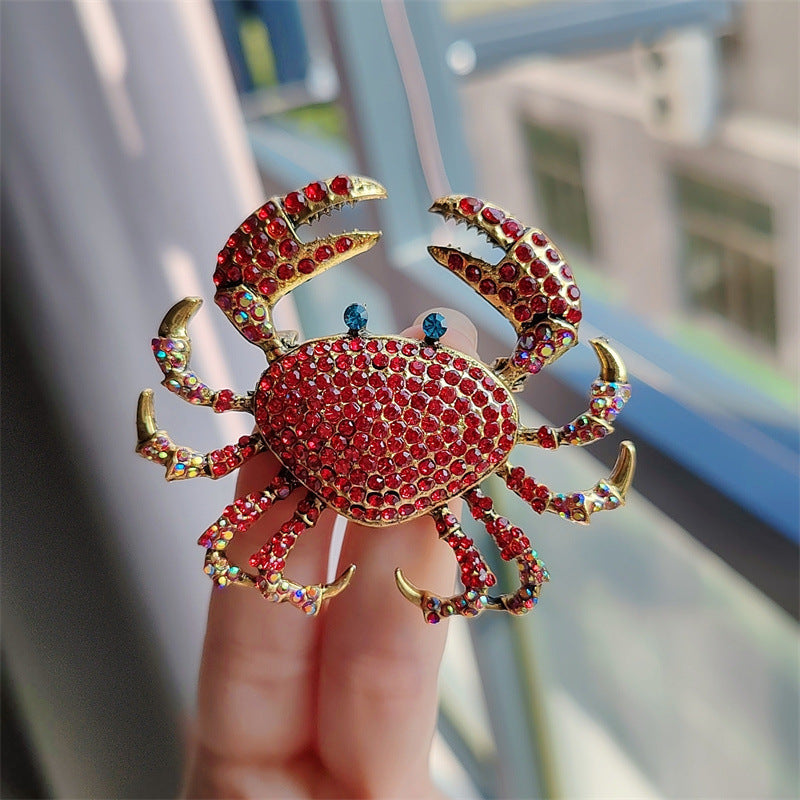 Stylish Alloy Crab Brooch 6