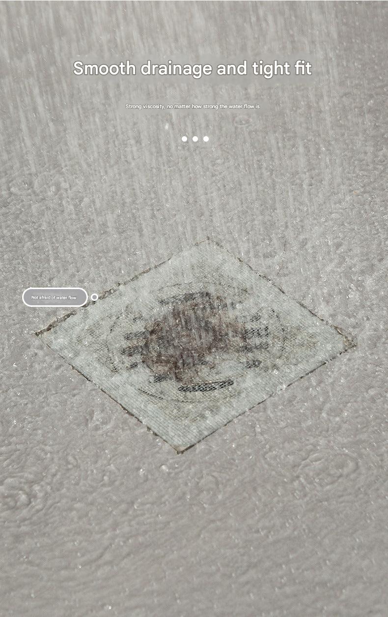 Hygienic bathroom drain filter mat