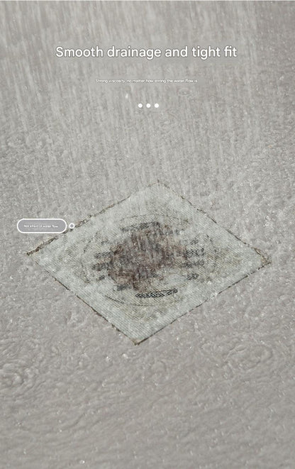 Hygienic bathroom drain filter mat