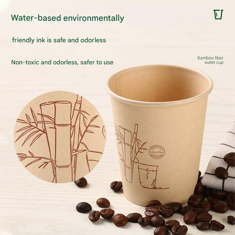 Sustainable Bamboo Fiber Disposable Cup Image 4