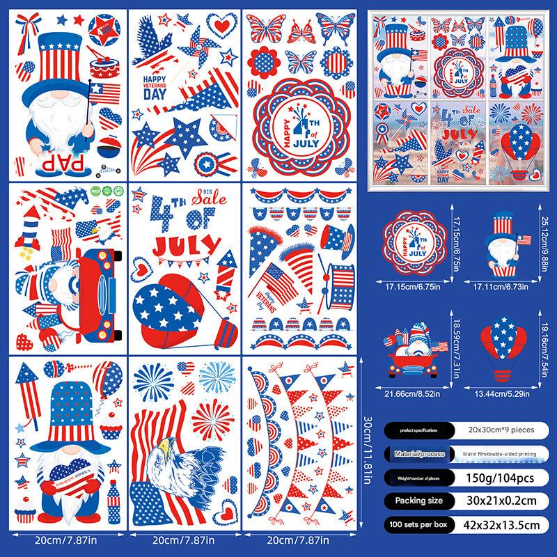 Festive gnome static cling 3