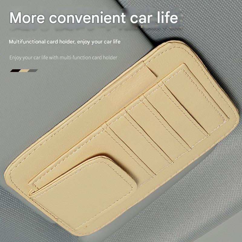 Car glasses case installation