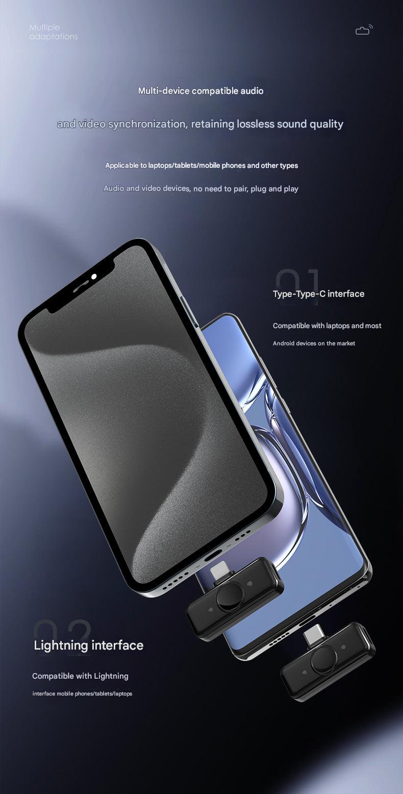 Wireless Clip-On Microphone Q8 Image 2