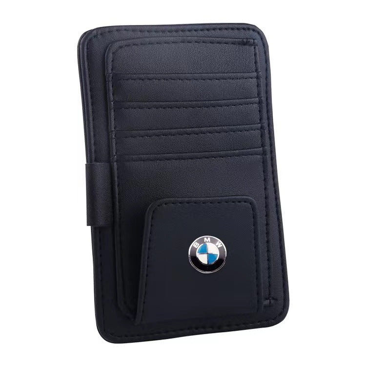 Car sunglasses holder front view