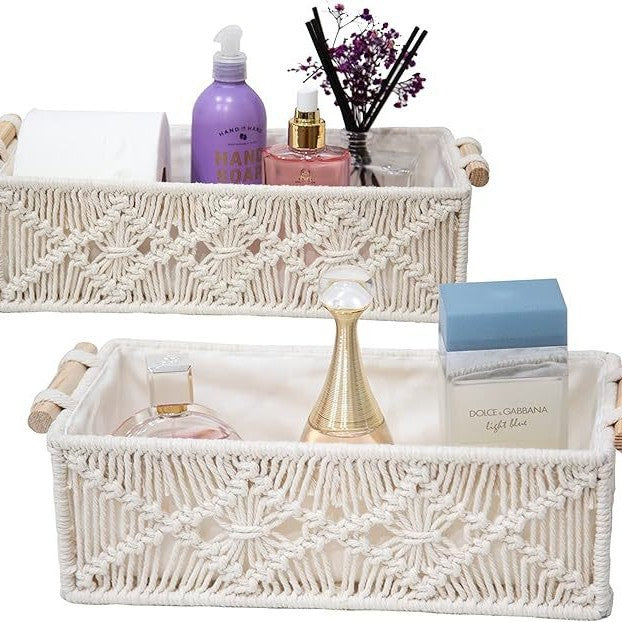 Decorative cotton rope basket image 4