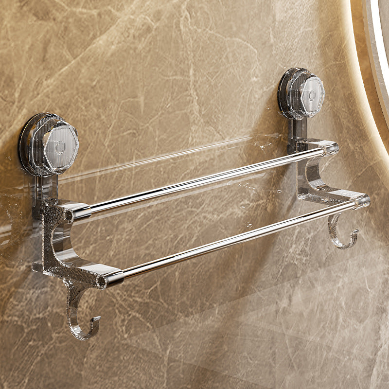 Dual-Pole Suction Towel Rack Image 10
