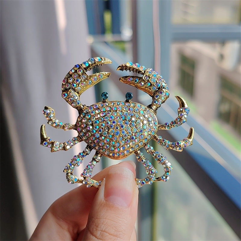 Stylish Alloy Crab Brooch 3