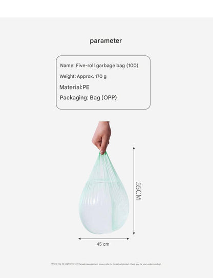 Heavy-duty colorful kitchen trash bags image