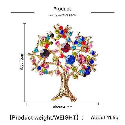 Stylish brooch scarf clip accessory