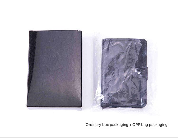 PU card holder in red color