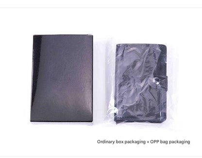 PU card holder in red color